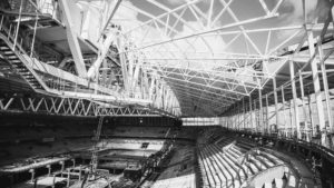 Tele2 Arena – logistik under nybyggnation
