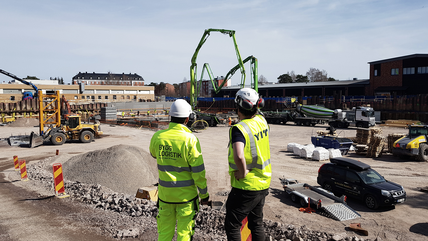 Bygglogistik och Cramo säkrar logistiken när Linköpings nya stadsdel tar form